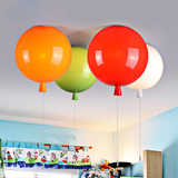 彩色气球灯现代简约创意餐厅卧室灯酒吧吧台吸顶灯LED儿童房间灯