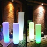 现代简约落地灯柱镂空雕花户外发光装饰柱子欧式LED灯柱展会装饰