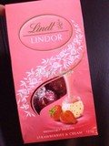 澳洲代购 Lindt Lindor瑞士莲软心巧克力球 袋装草莓味新口味125G
