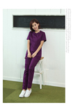 韩版南丁格尔手术衣深紫色洗手衣刷手衣隔离服分体套装长袖刷手服