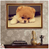 卡通5D钻石画满钻贴钻十字绣魔方圆钻客厅卧室可爱小狗狗动物系列