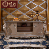 赫莎宫廷法式家具 高端欧式实木电视柜 新古典客厅地柜储物柜P1