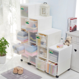 U4K儿童衣柜收柜小孩衣服储物柜塑料环保婴儿整理柜