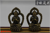 尼泊尔黄铜释迦摩尼佛像 精美小佛像 口袋佛 随身佛送桑耶寺法印
