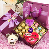 德芙巧克力礼盒装许愿瓶糖果diy创意礼盒送女朋友生日情人节礼物