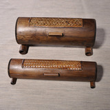 泰国木质竹编筷子盒 家用创意复古个性筷盒收纳摆件