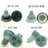 3W LED射灯MR16/GU10/E27LED灯杯，高品质高亮度，厂家直销
