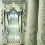安奈蓓尔奢华定制欧式窗帘 客厅卧室豪华雪尼尔布料窗纱成品