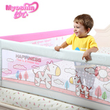 婴儿床 大尺寸儿童床环保无漆床带高护栏童床定做定制