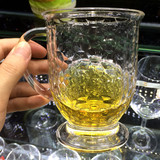 包邮加厚啤酒杯玻璃杯带把水杯果汁杯饮料杯透明泡茶杯咖啡杯创意