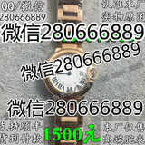 卡地亚手錶NOOB厂蓝气球系列小号瑞士石英女錶18k玫瑰金 配件錶带
