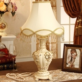 欧式台灯奢华高档卧室客厅床头田园装饰陶瓷结婚礼品台灯家居摆件