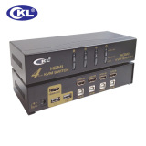 CKL-94H 4口 HDMI切换器 自动 USB HDMI KVM切换器4进1出