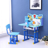 儿童书桌椅组合套装可升降儿童学习桌简约欧式桌椅写字台