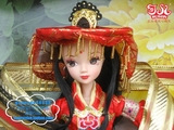 中国古装芭芘洋娃娃可儿娃娃9001限量收藏版唐朝新娘女孩六一玩具