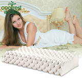 泰国天然乳胶枕原料进口橡胶枕头枕芯护颈椎枕成人按摩防螨乳胶枕