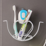 情侣牙刷架吸盘式卫生间浴室洗漱口杯子置物架创意壁挂牙膏牙具架