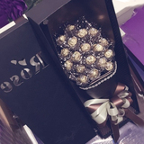 费列罗巧克力棒棒糖花束高档礼盒装七夕情人节创意礼物生日送女友