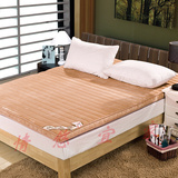 新款加厚法莱绒 保暖高档床垫 单双人0.9/1.2/1.5米宿舍床褥