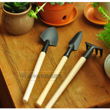 家用多功能园艺工具3件套 铲耙锹 种花盆栽多肉植物栽种松土工具