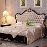 特价欧式床 新古典床实木双人床1.8真皮床后现代古典床奢华婚床