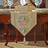 拉斐尔家居 餐桌布布艺 金银绣桌旗欧式茶几布桌垫