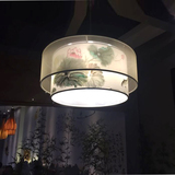 特价餐厅圆形吊灯客厅羊皮手绘荷花灯书房卧室LED灯酒店中式灯具