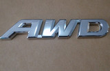 本田新CRV 歌诗图专用AWD电镀字母车贴 3D个性车标贴 金属标改装