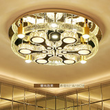 现代时尚客厅灯圆形LED吸顶灯简约温馨浪漫卧室餐厅气泡水晶灯具