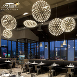 餐厅创意个性圆球LED星球moooi烟火花灯具满天星空客厅服装店吊灯