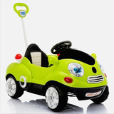 车遥控四轮可坐推杆摇摆卡通小孩玩具宝宝汽车新款儿童电动