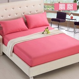 全棉纯色床单床笠床罩席梦思床垫保护套1.2m1.8/2米防滑床套包邮