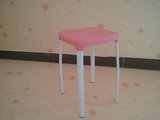 包邮宜家时尚彩色家用塑料方凳子 叠放高凳加厚型简易多用凳