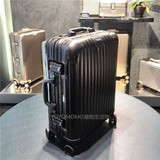 香港专柜代购RIMOWA TOPAS铝镁合金万向轮拉杆旅行李箱限量磨砂黑