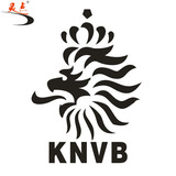 荷兰队车贴 荷兰国家足球队队标贴 球队贴 球迷贴 汽车贴纸
