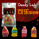 candy lab 手工制作硬糖 可乐瓶形状 可乐味糖果 零食 60g袋装