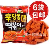 韩国进口零食品 韩国炒年糕海太辣味年糕条膨化食品110g/215g