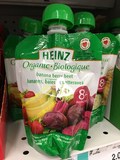 亨氏Heinz果泥 有机蔬果组合 多种口味塑料袋装128ml