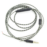 森海ie800耳机线材 DIY维修蛇皮升级线 带麦克线控线