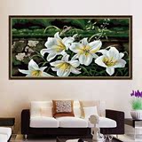 数字油画diy特价 客厅风景花卉大幅手绘名画装饰画 优雅