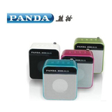 正品熊猫DS-110迷你卡通音响音箱插卡USB\SD卡FM收音机MP3播放器