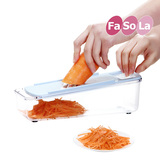 日本FaSoLa正品 厨房多功能切菜器土豆丝切丝器刨丝器切片绞菜机