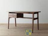 现代简约日式实木家具定做宜家北欧风格简约实木书桌写字台定制
