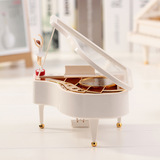 音乐盒创意迷你钢琴模型音月盒八音盒处女座女生的生日快乐礼物