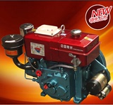 R180 单缸 8马力 柴油机 常州牌 常州柴油机 电启动 冷凝 风扇