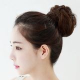韩国双钩丸子头海绵盘发器珍珠花苞头盘发圈工具美发造型头饰发饰