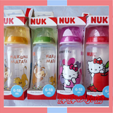 进口德国NUK hellokitty奶瓶新生儿宽口径PP奶瓶硅胶奶嘴防胀气