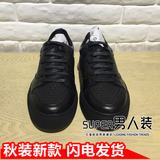 63650601 gxg.jeans男鞋2016秋装新品 黑色时尚低帮板鞋 休闲鞋