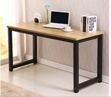 定制 特价简约现代钢木桌 电脑桌 双人办公桌书桌 餐桌 桌椅组合