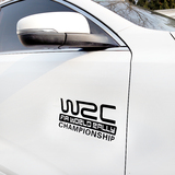 WRC汽车装饰贴纸 个性车贴 车身贴 搞笑贴纸 车门贴 汽车拉花